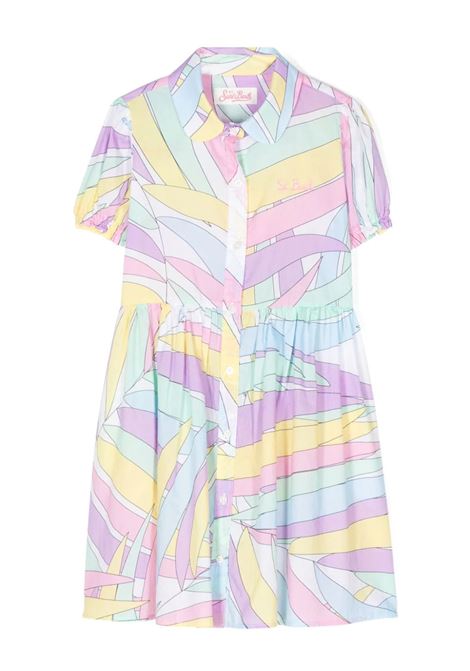 Abito con stampa SAINT BARTH | ANM001 ANASTASIE JR00592F COTTON COLORS PALM PAST